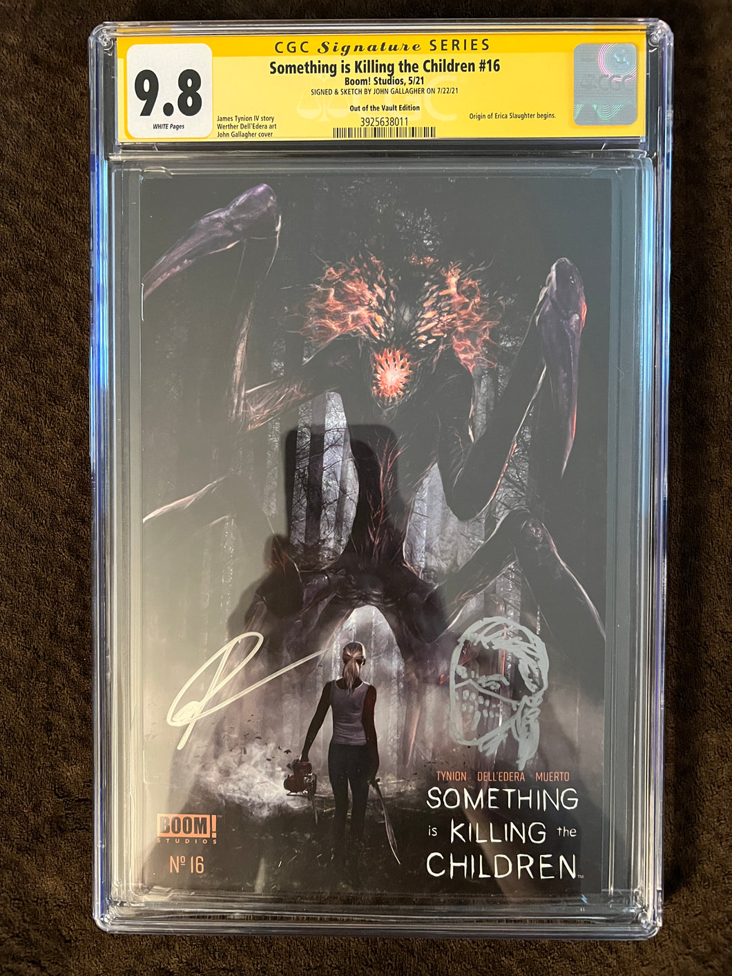 Something is Killing the Children #16 Exclusive John Gallagher Variant CGC 9.8 w/ Remarque