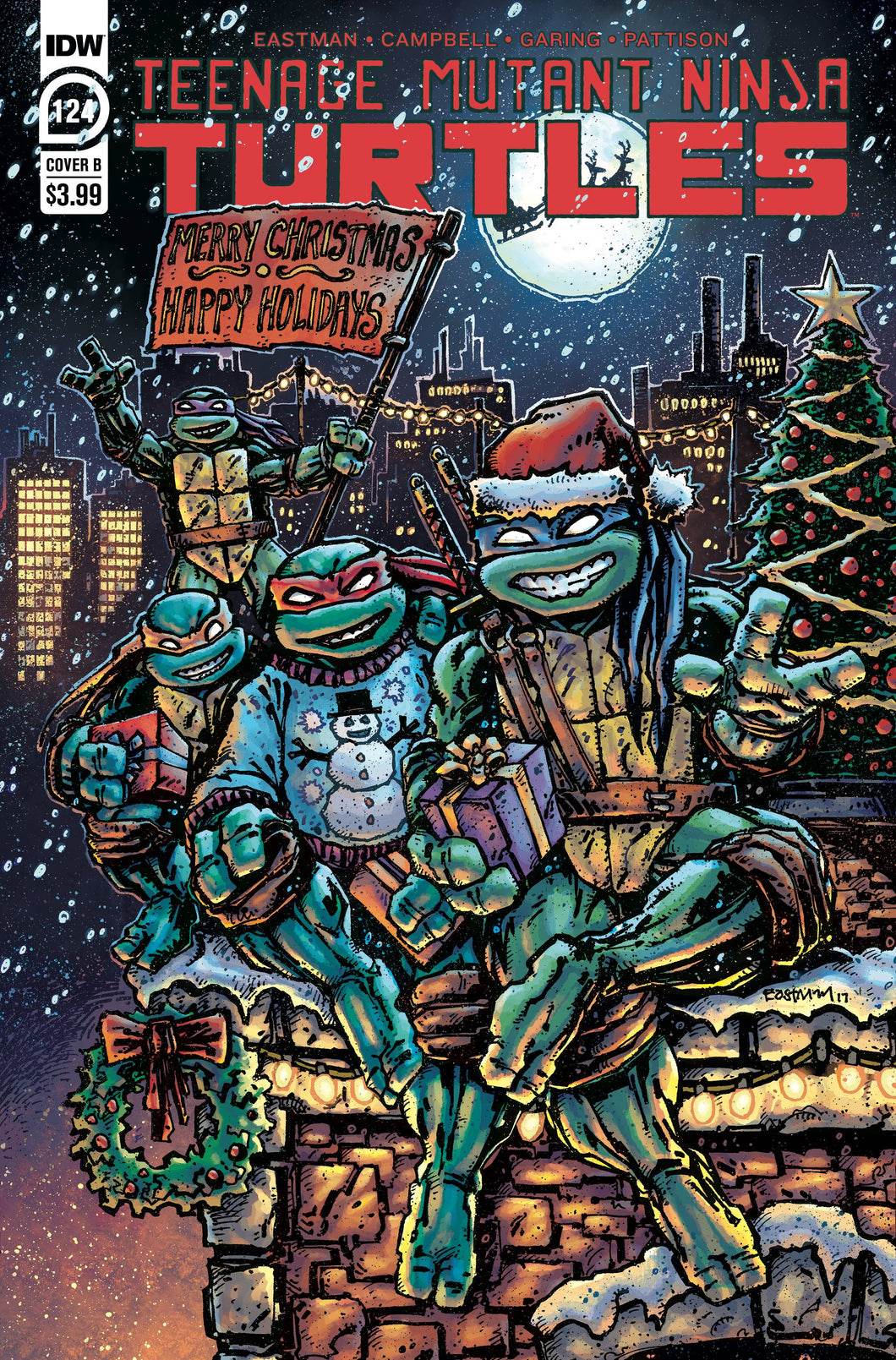 TMNT Teenage Mutant Ninja Turtles Ongoing #124 Cover B