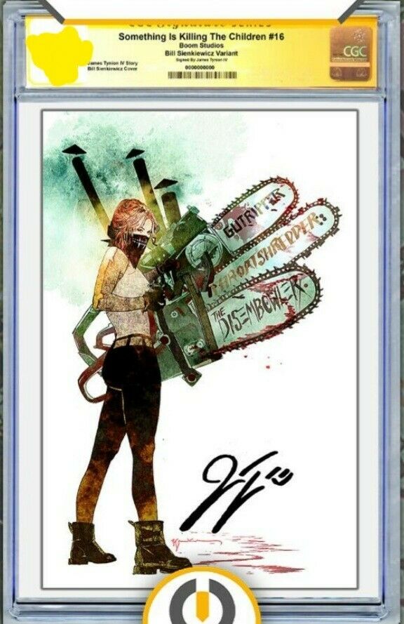 Something is Killing the Children #16 Exclusive Bill Sienkiewicz Variant SS CGC 9.8 Signed by James Tynion